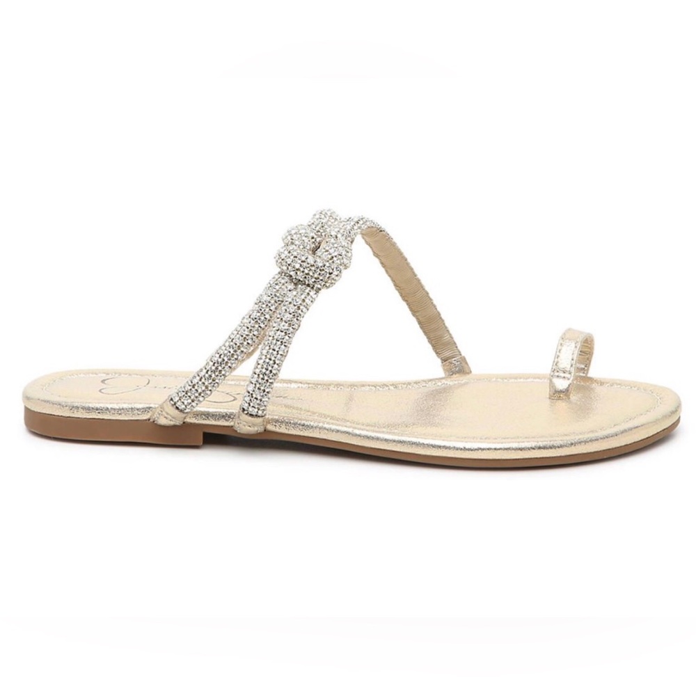 Jessica Simpson Gold Sandals